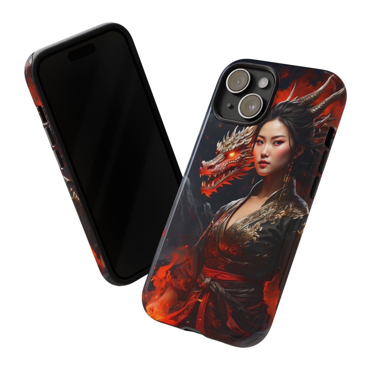 Dragonfire Warrior Tough Phone Case Design 3 - Image 2