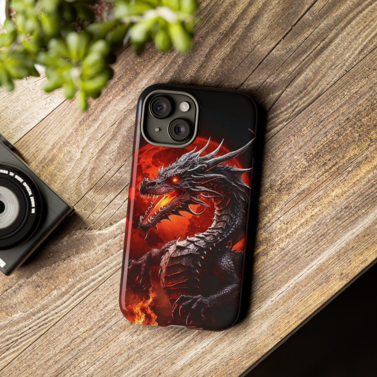 Inferno Wrath Tough Phone Case Design 4 - Image 3