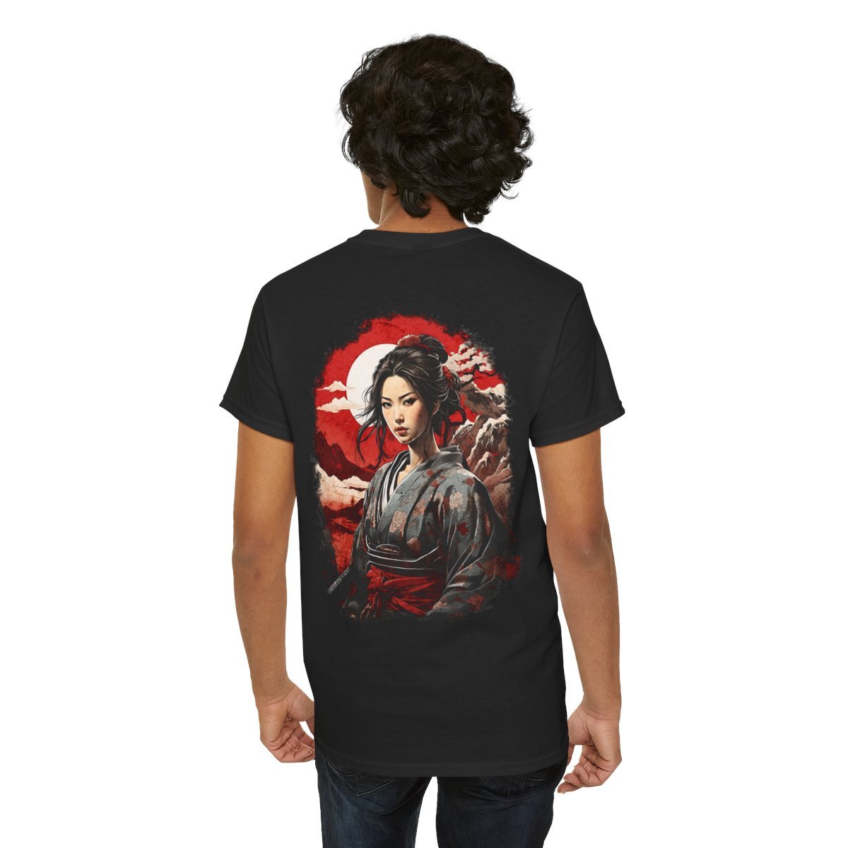 Hikari's Battle Moon Unisex Heavy Cotton Tee - Image 20