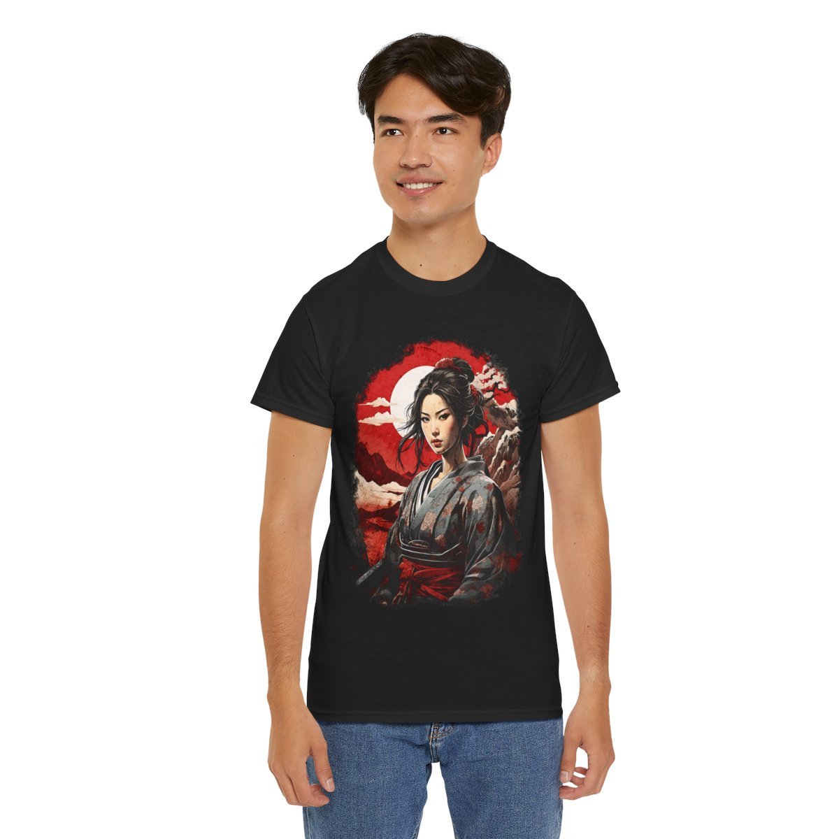 Hikari's Battle Moon Unisex Heavy Cotton Tee - Image 21
