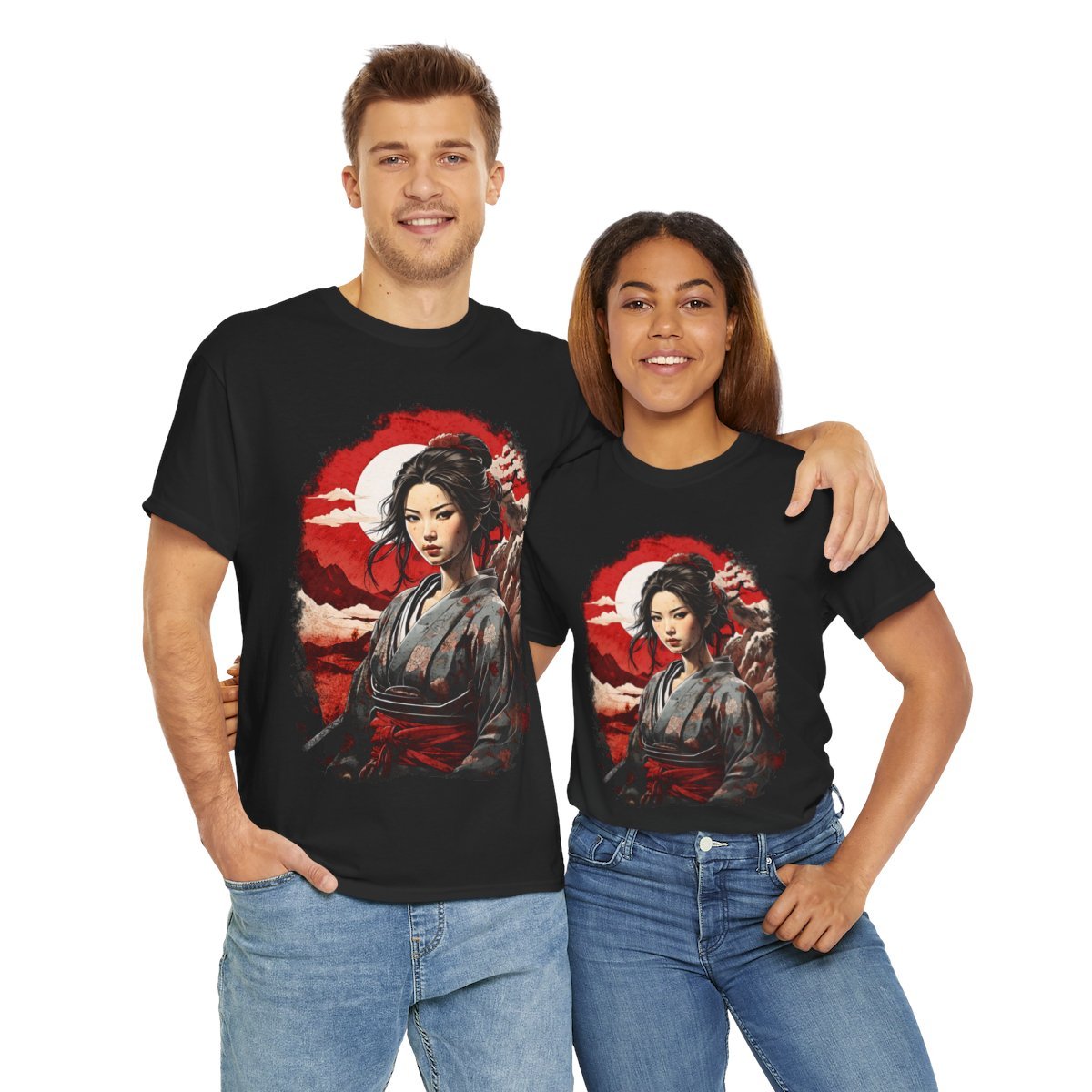 Hikari's Battle Moon Unisex Heavy Cotton Tee - Image 24