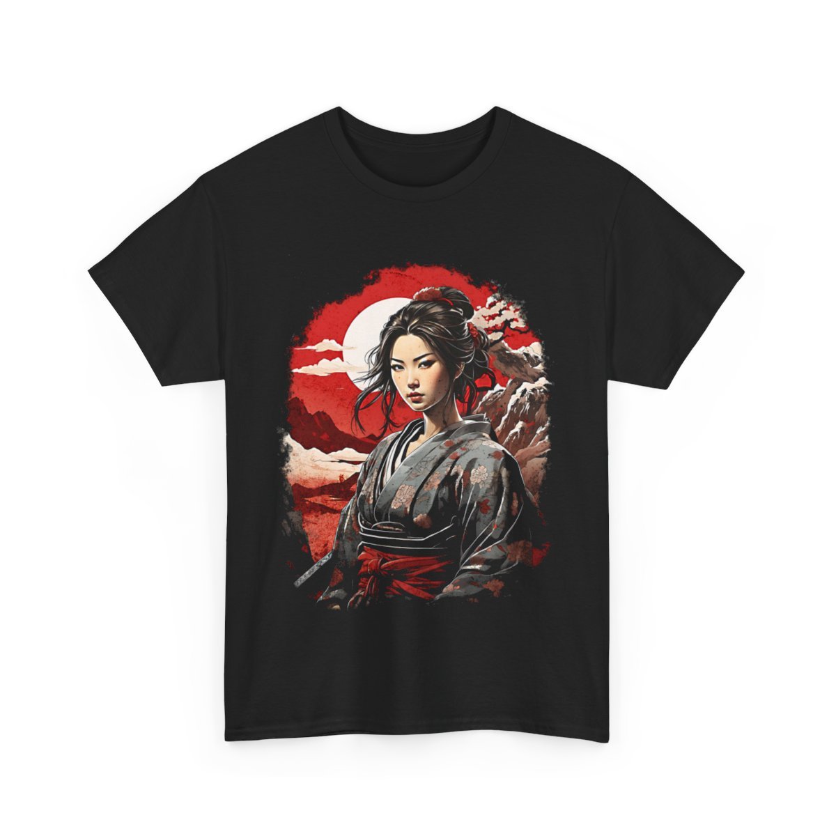 Hikari's Battle Moon Unisex Heavy Cotton Tee - Image 4