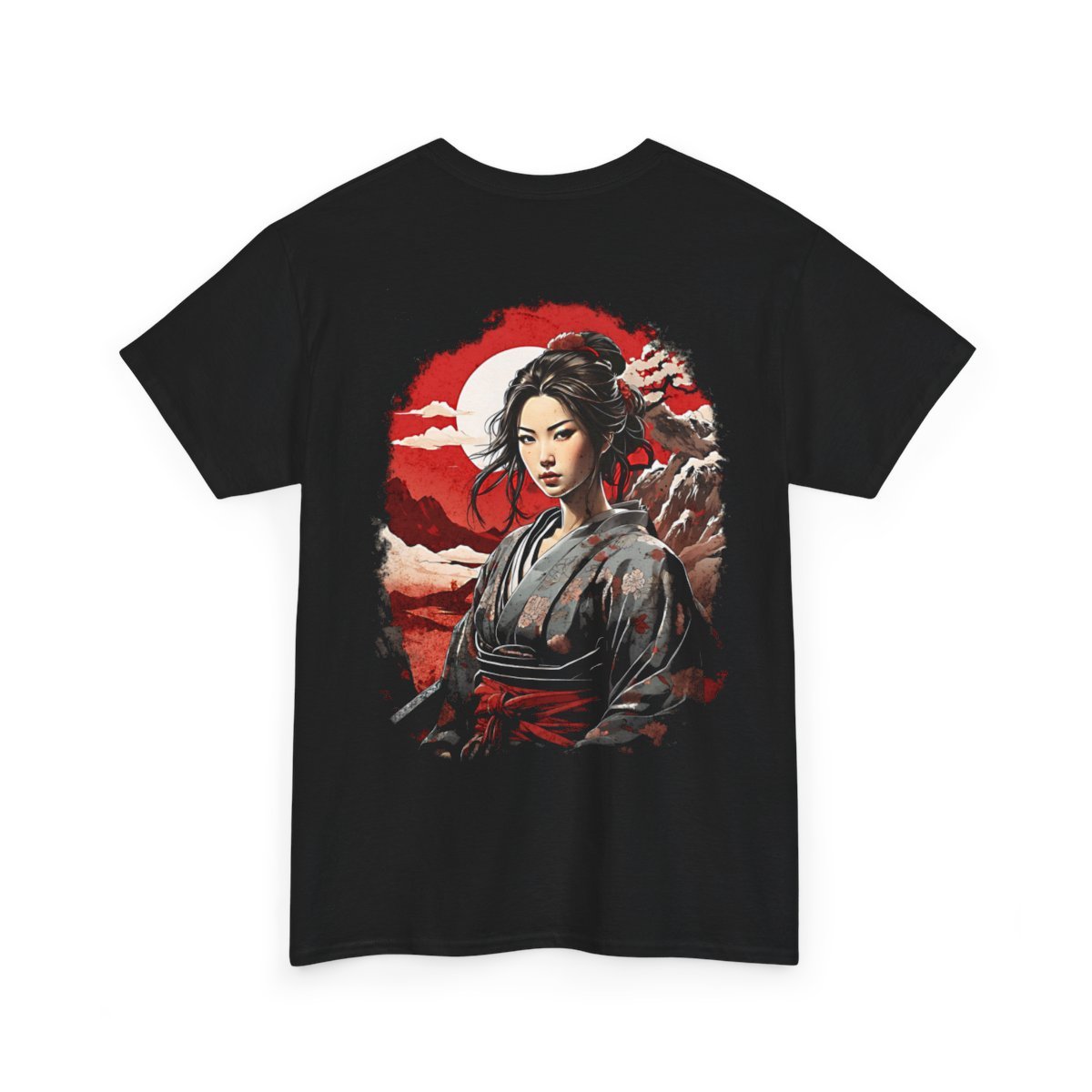 Hikari's Battle Moon Unisex Heavy Cotton Tee - Image 5
