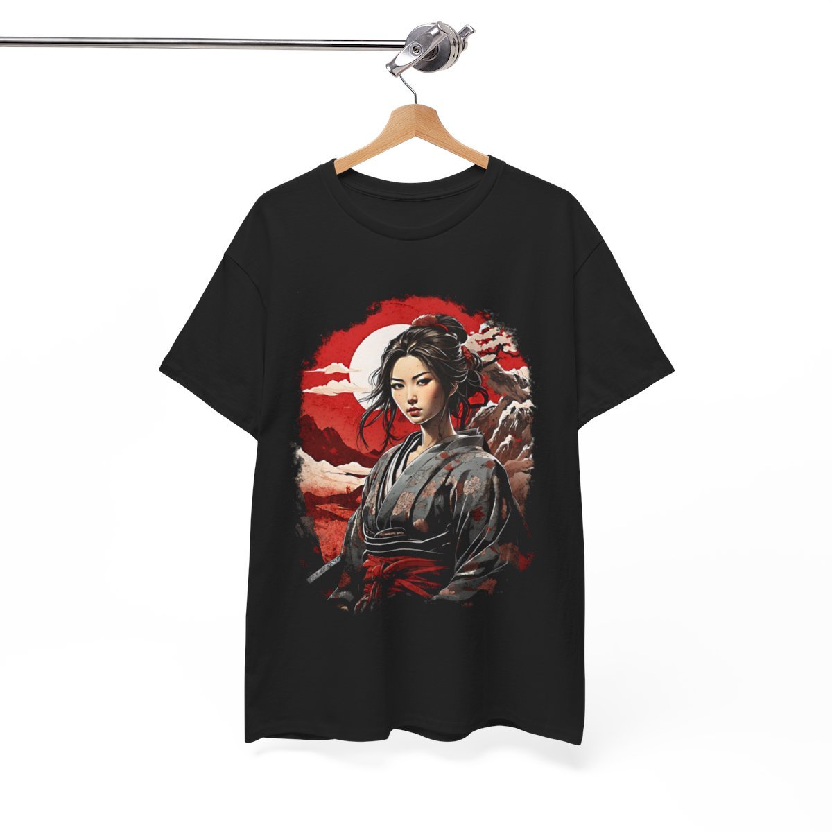 Hikari's Battle Moon Unisex Heavy Cotton Tee - Image 8
