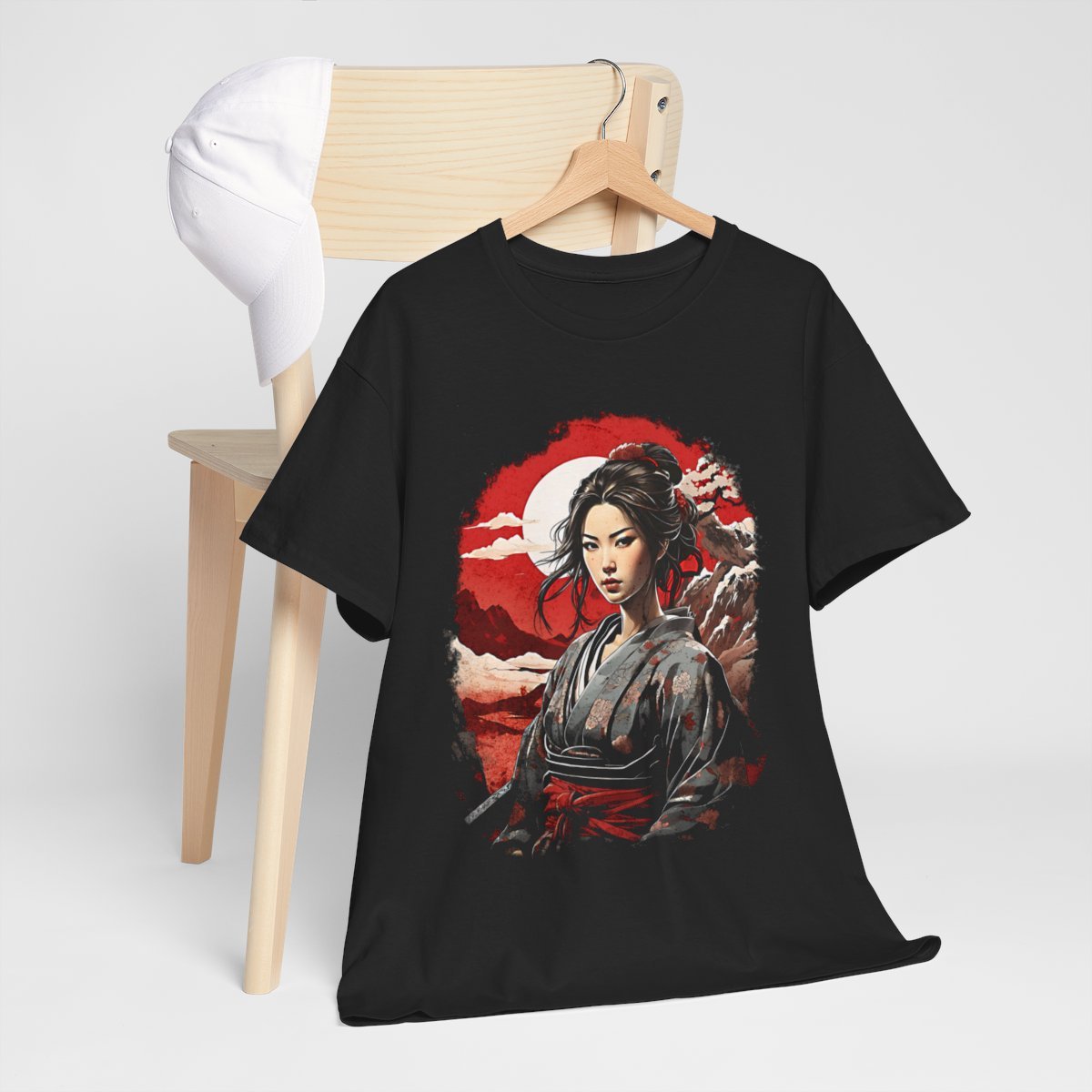 Hikari's Battle Moon Unisex Heavy Cotton Tee - Image 9