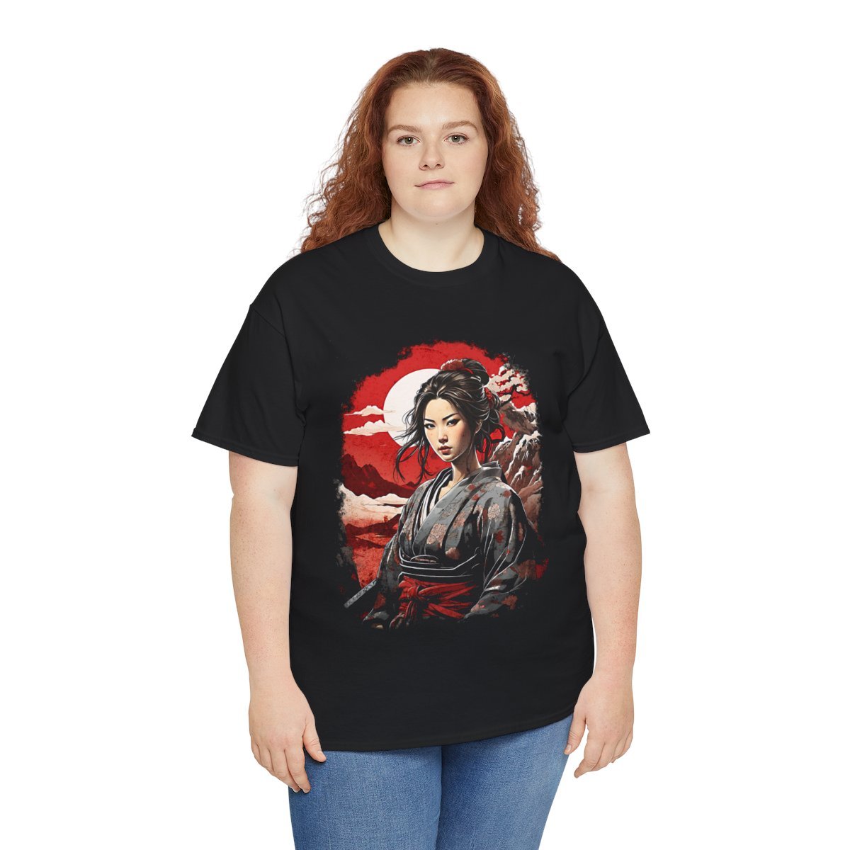 Hikari's Battle Moon Unisex Heavy Cotton Tee - Image 15