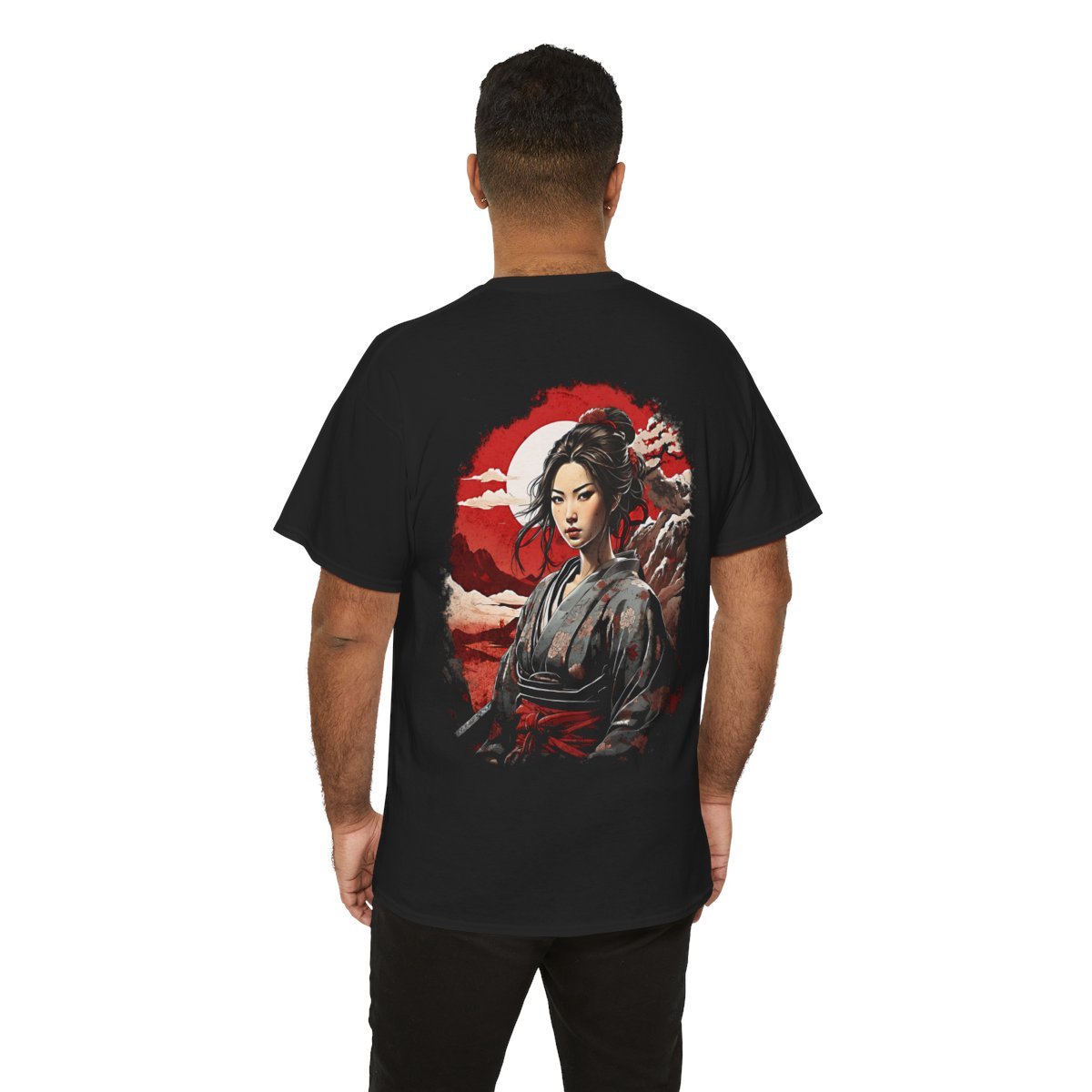 Hikari's Battle Moon Unisex Heavy Cotton Tee - Image 18