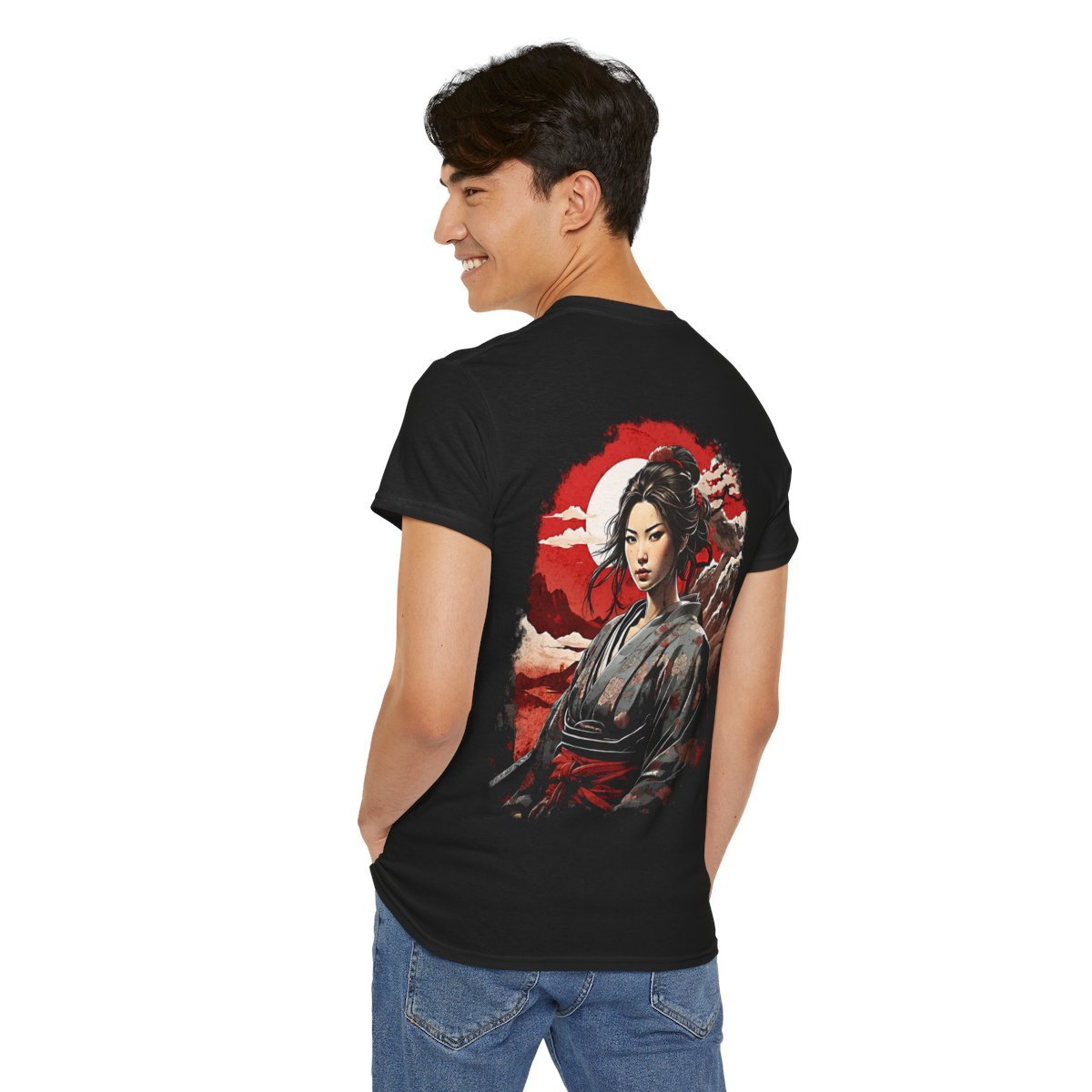 Hikari's Battle Moon Unisex Heavy Cotton Tee - Image 22