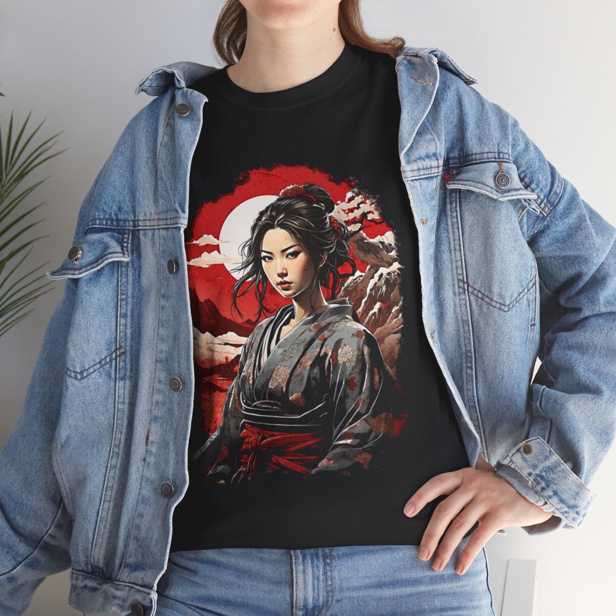 Hikari's Battle Moon Unisex Heavy Cotton Tee - Image 23