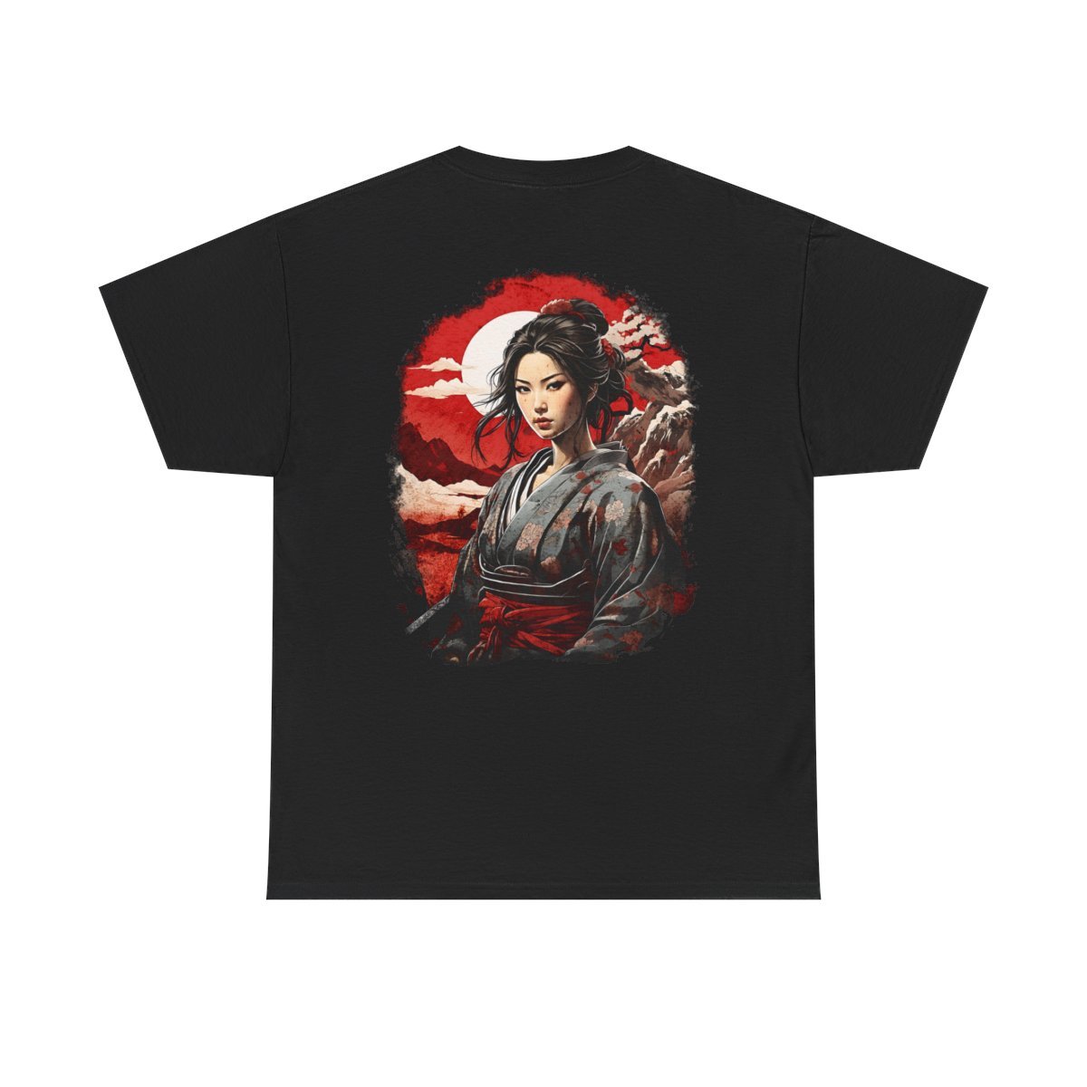 Hikari's Battle Moon Unisex Heavy Cotton Tee - Image 3
