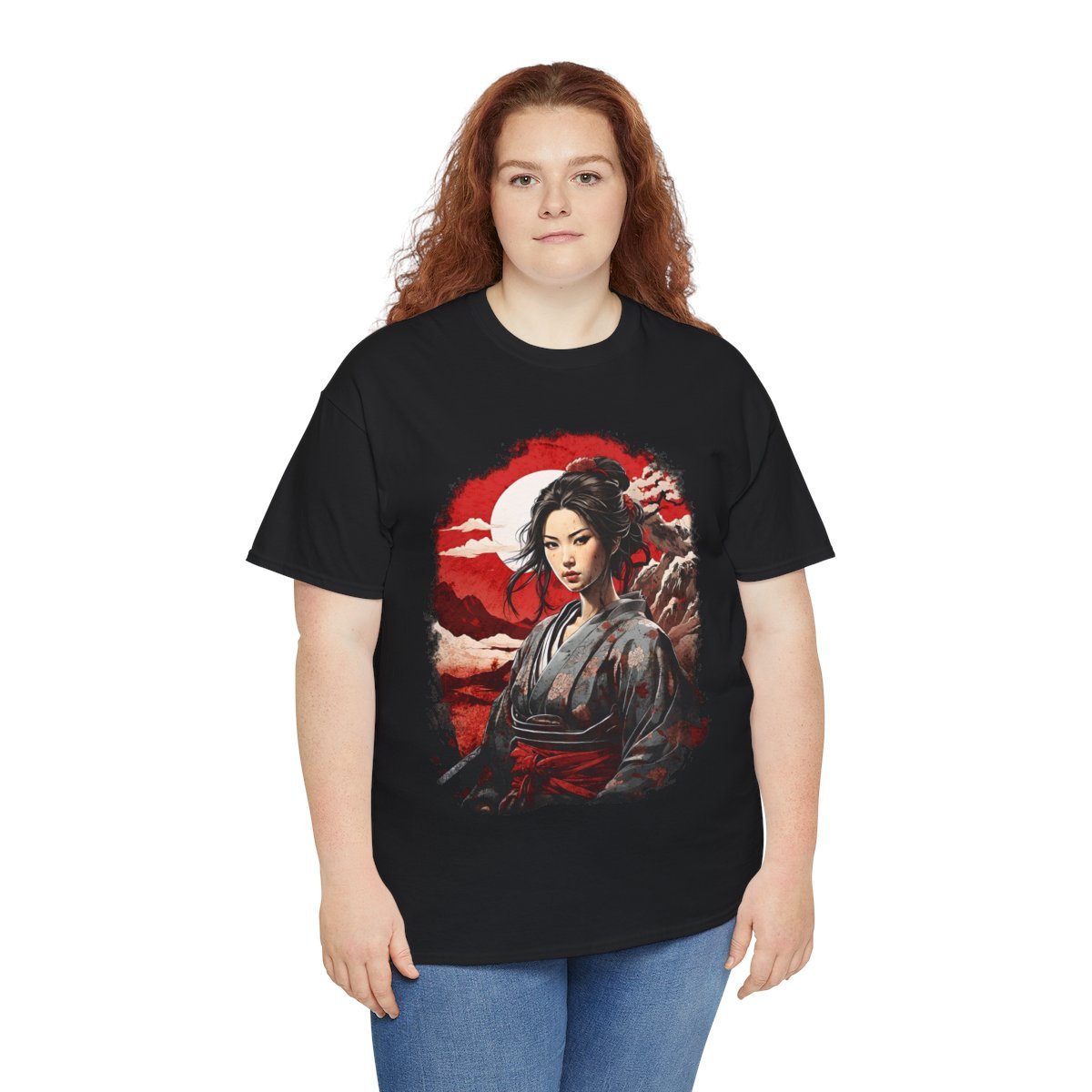 Hikari's Battle Moon Unisex Heavy Cotton Tee - Image 15