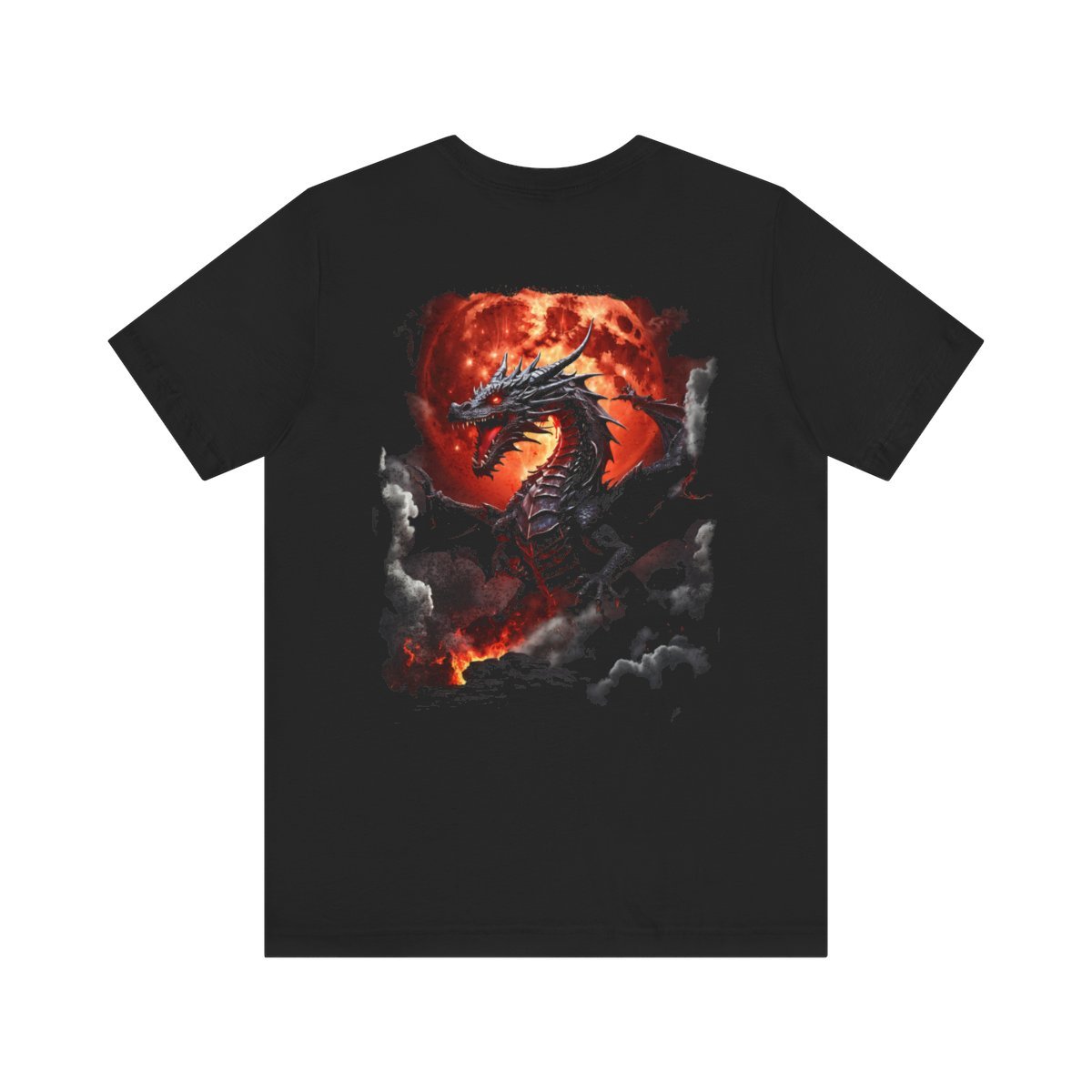 Inferno Dragon Eclipse Tee (Unisex Jersey Short Sleeve Tee) - Image 3
