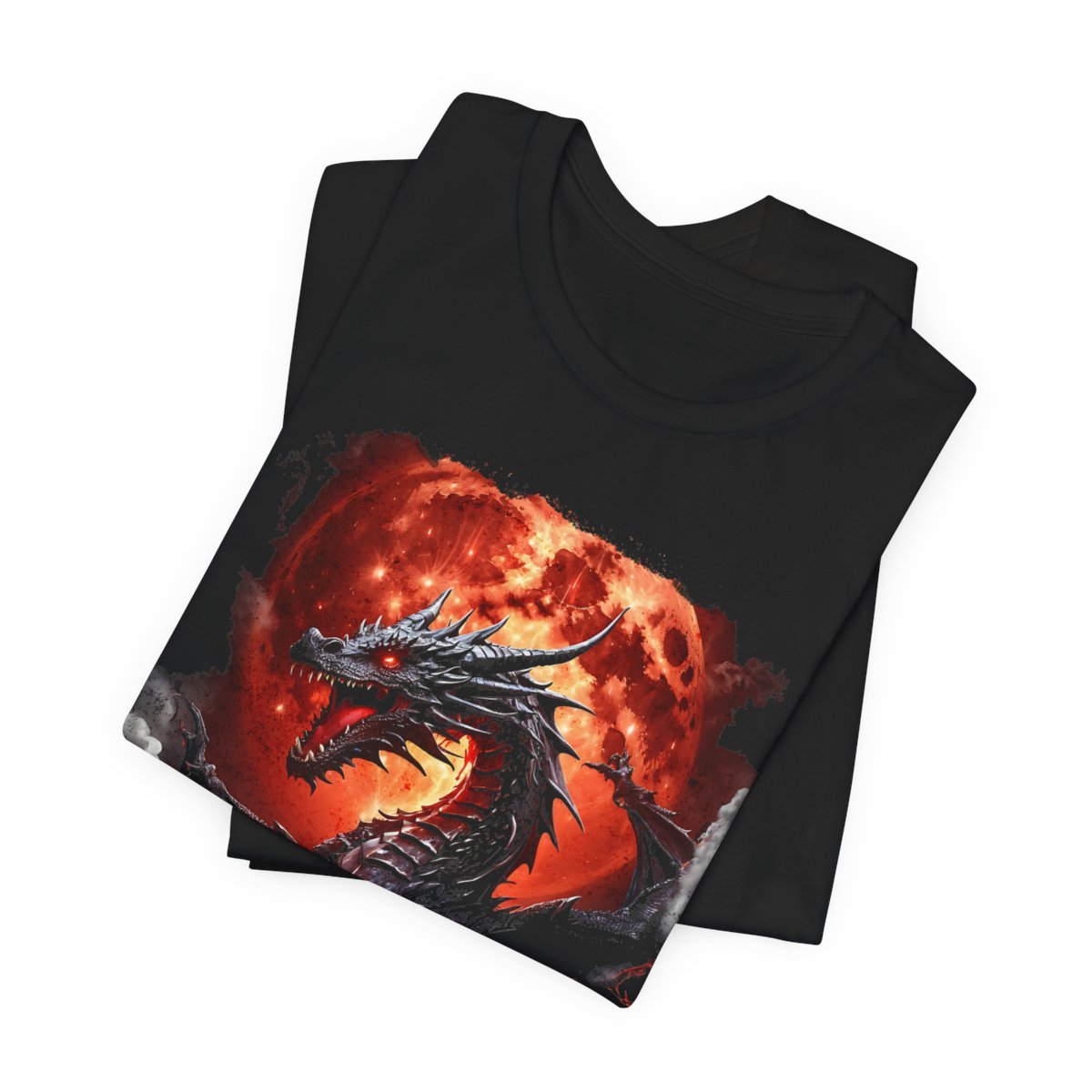 Inferno Dragon Eclipse Tee (Unisex Jersey Short Sleeve Tee) - Image 6