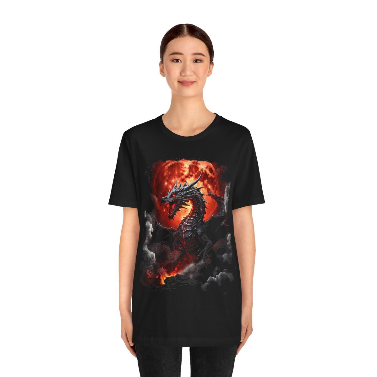 Inferno Dragon Eclipse Tee (Unisex Jersey Short Sleeve Tee) - Image 12