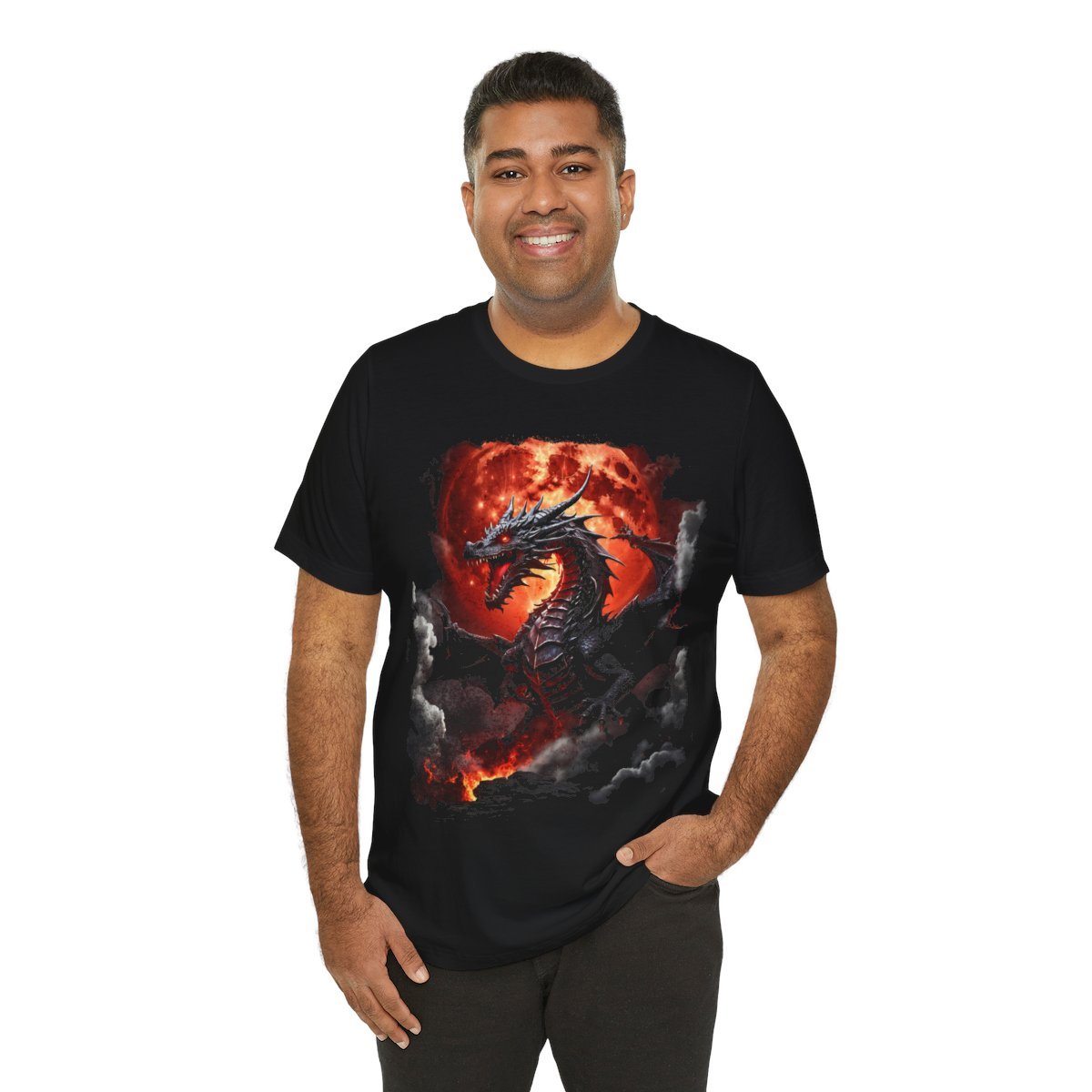 Inferno Dragon Eclipse Tee (Unisex Jersey Short Sleeve Tee) - Image 16