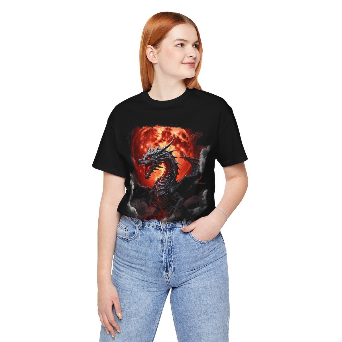 Inferno Dragon Eclipse Tee (Unisex Jersey Short Sleeve Tee) - Image 18
