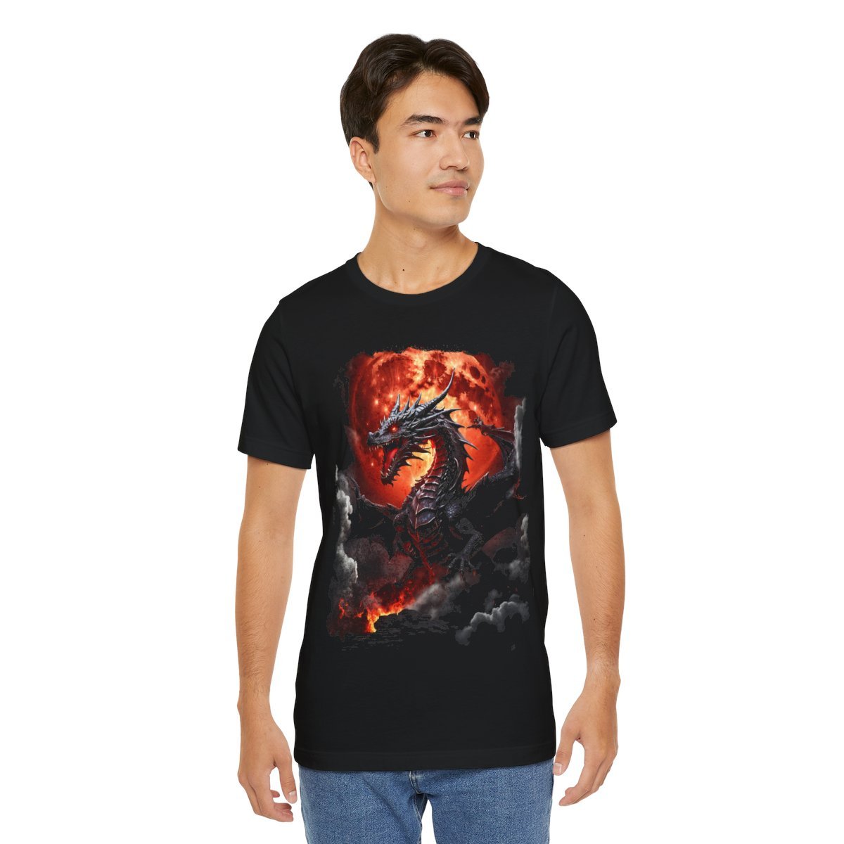 Inferno Dragon Eclipse Tee (Unisex Jersey Short Sleeve Tee) - Image 20