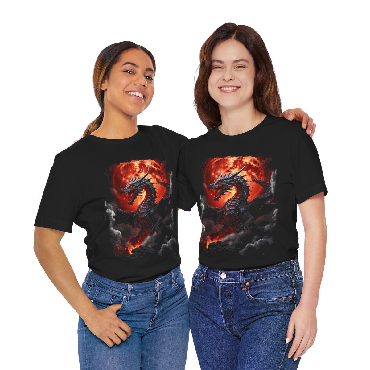 Inferno Dragon Eclipse Tee (Unisex Jersey Short Sleeve Tee) - Image 27