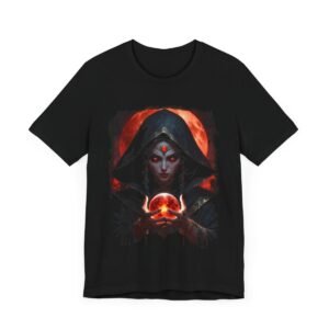 Elara's Fiery Spell (Unisex Jersey Short Sleeve Tee)