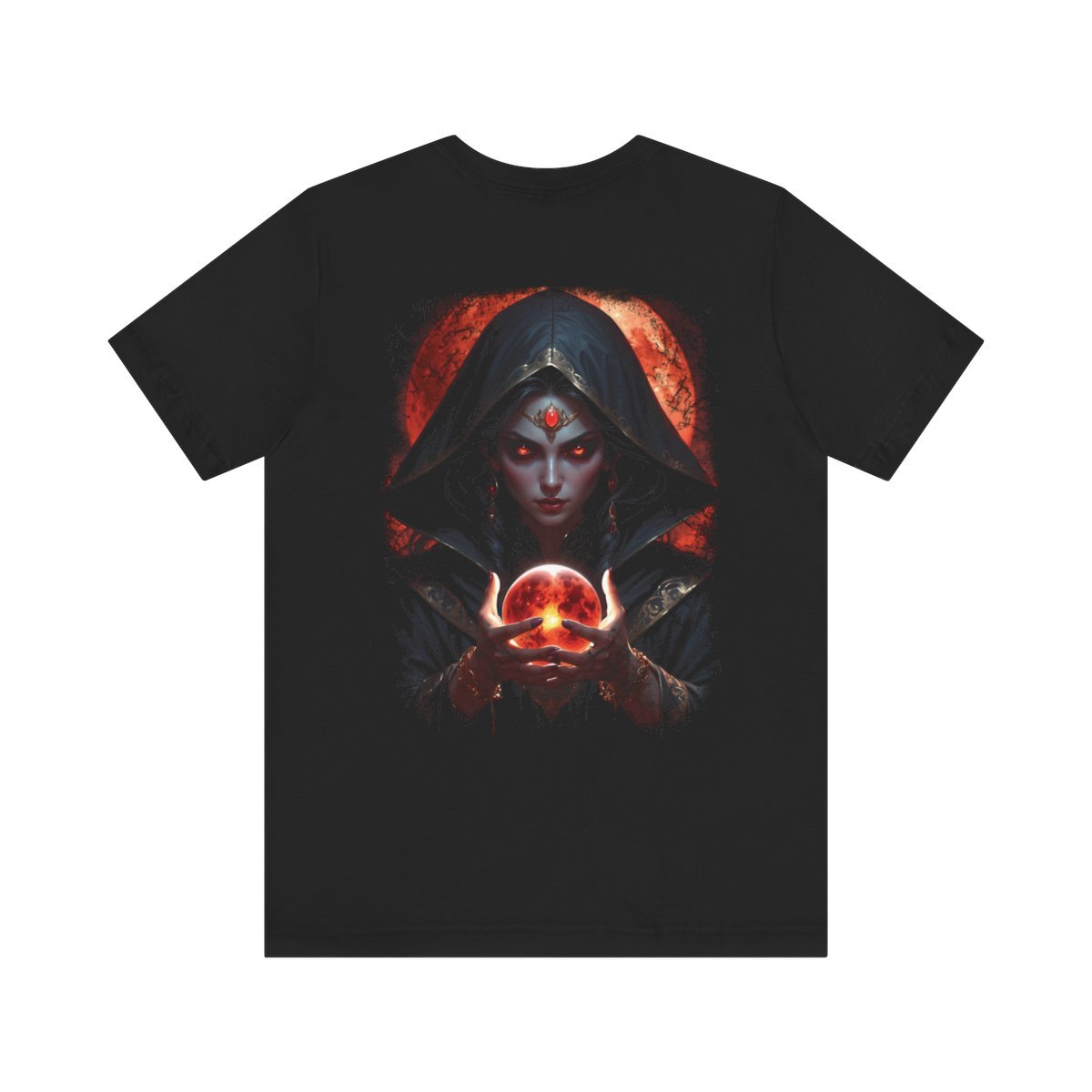 Akane's Fiery Gaze Unisex Jersey Short Sleeve Tee - Image 3