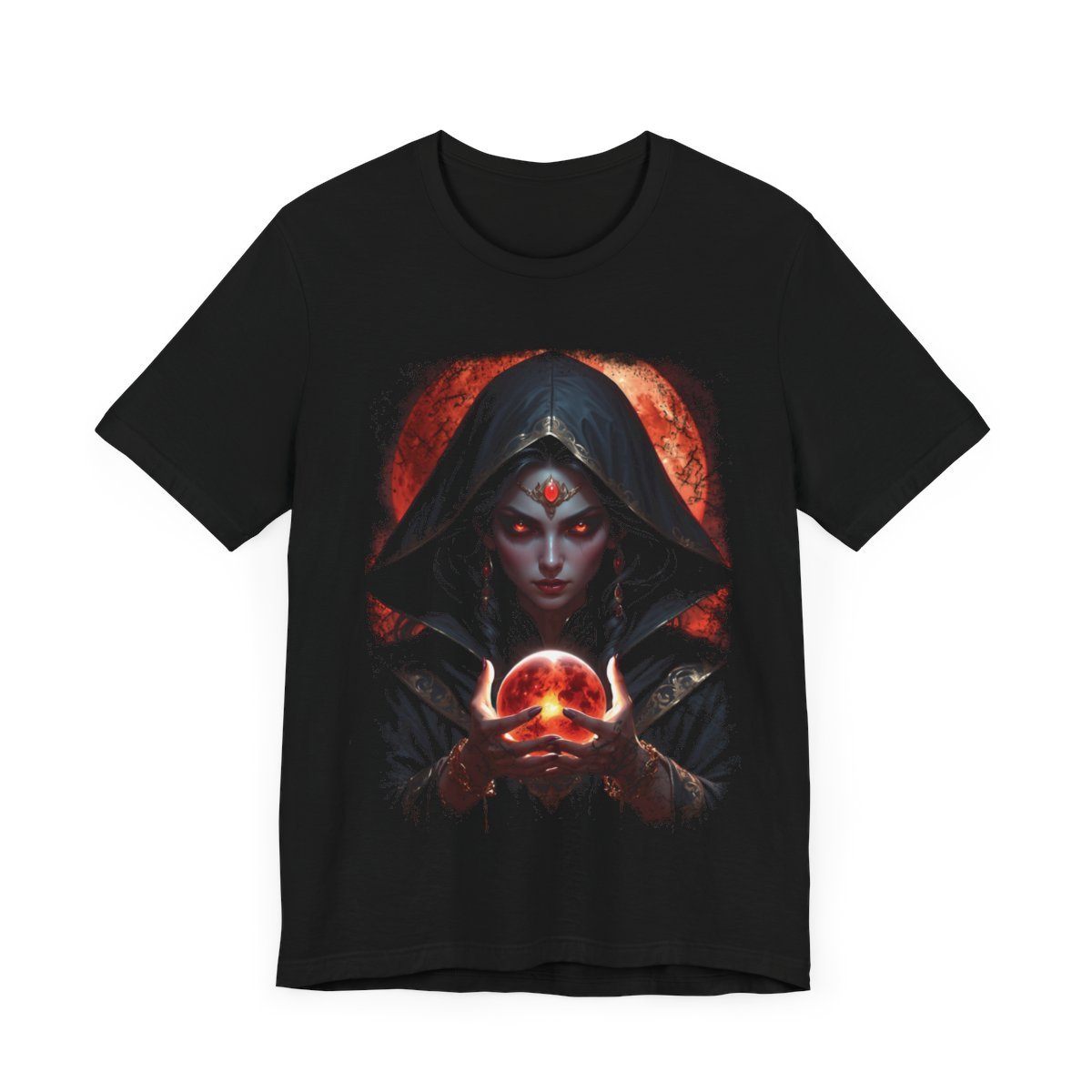 Akane's Fiery Gaze Unisex Jersey Short Sleeve Tee - Image 4