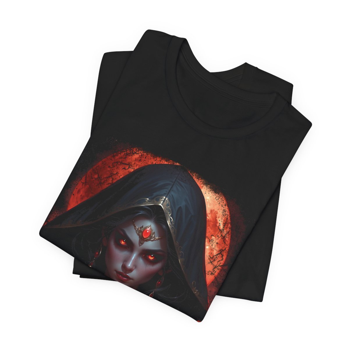 Akane's Fiery Gaze Unisex Jersey Short Sleeve Tee - Image 6