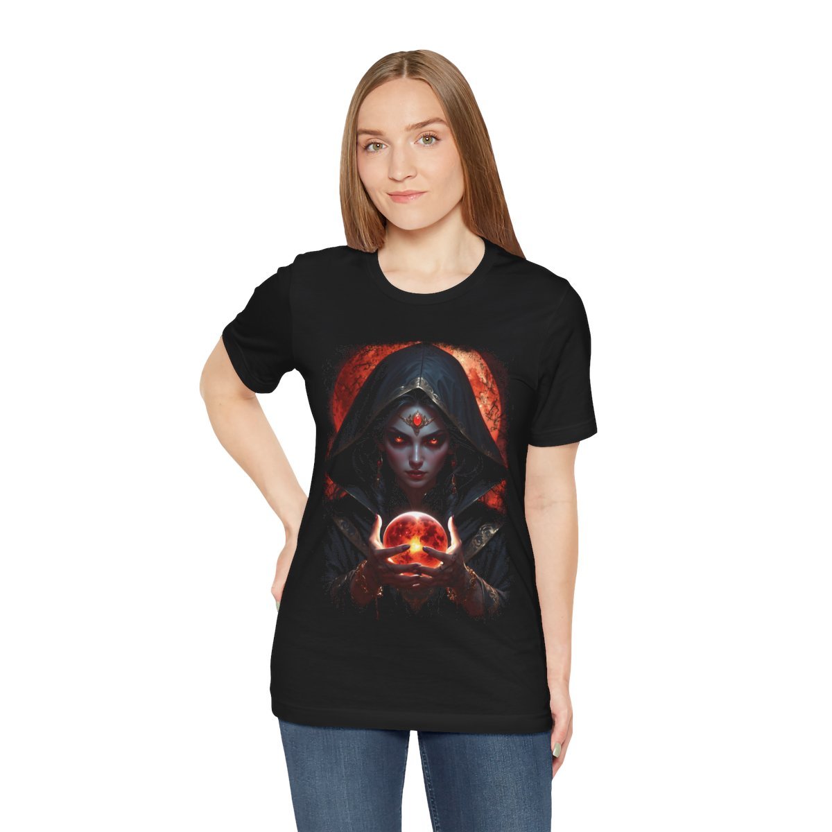 Akane's Fiery Gaze Unisex Jersey Short Sleeve Tee - Image 13
