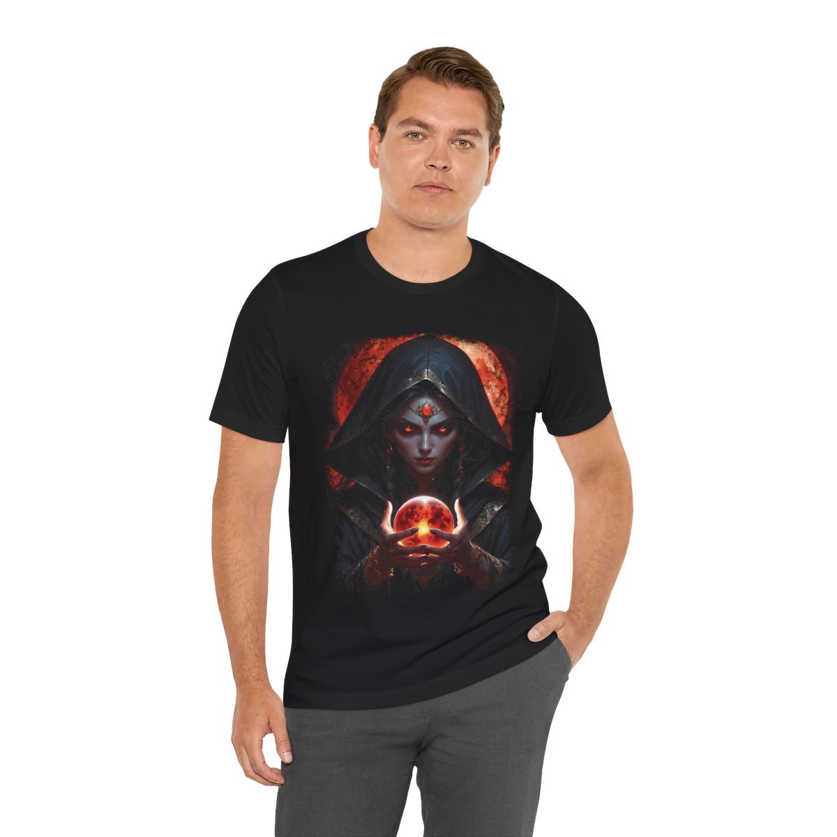 Akane's Fiery Gaze Unisex Jersey Short Sleeve Tee - Image 14