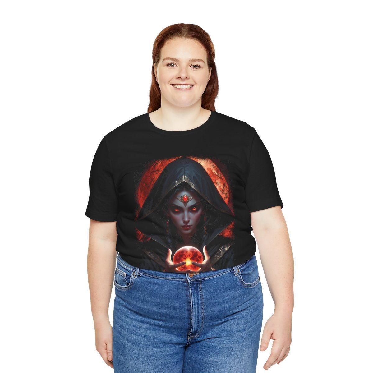 Akane's Fiery Gaze Unisex Jersey Short Sleeve Tee - Image 15