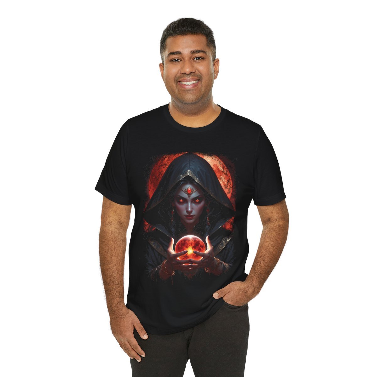 Akane's Fiery Gaze Unisex Jersey Short Sleeve Tee - Image 16