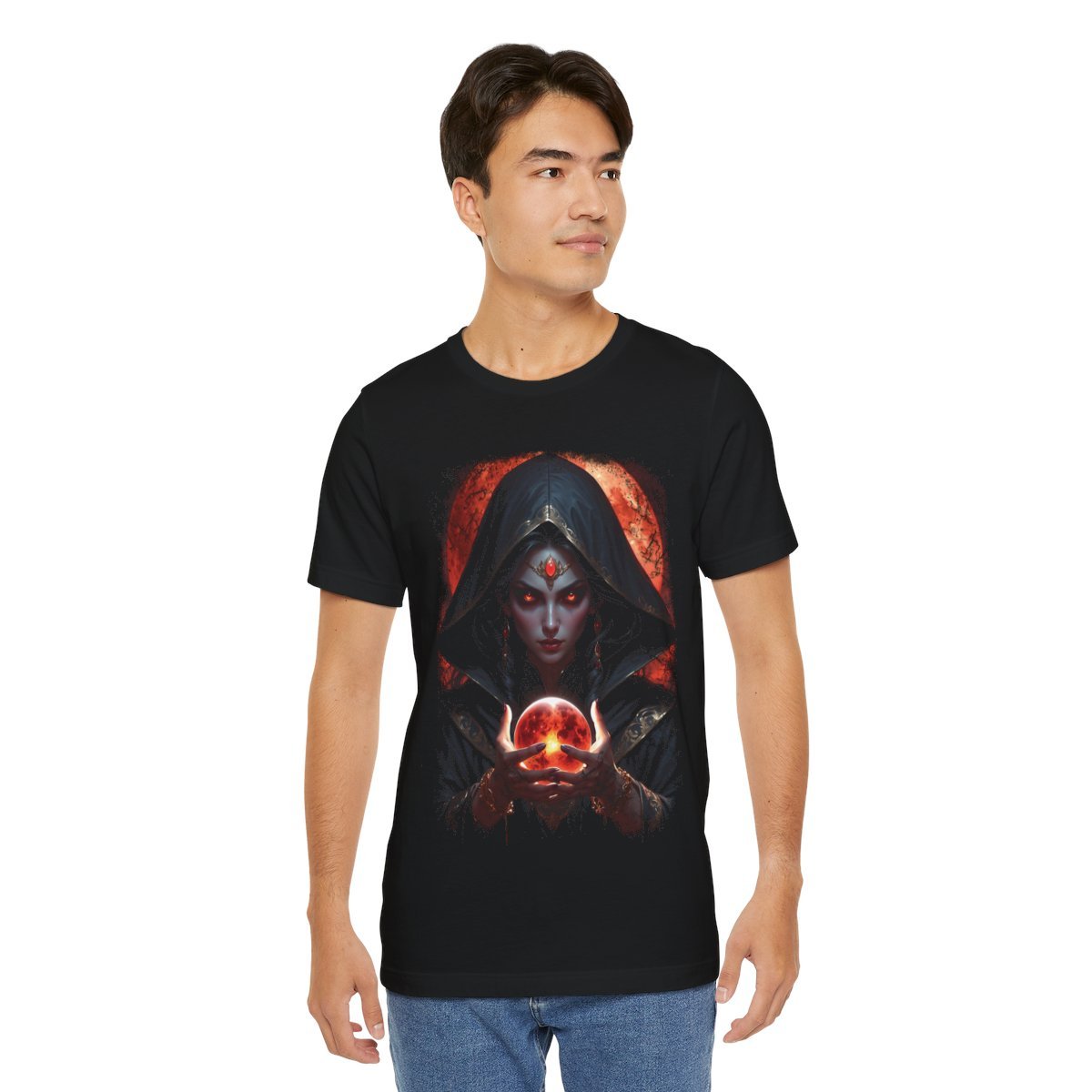 Akane's Fiery Gaze Unisex Jersey Short Sleeve Tee - Image 20