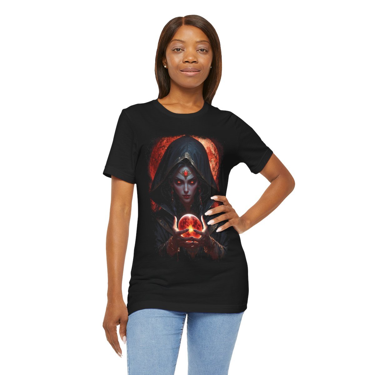 Akane's Fiery Gaze Unisex Jersey Short Sleeve Tee - Image 22