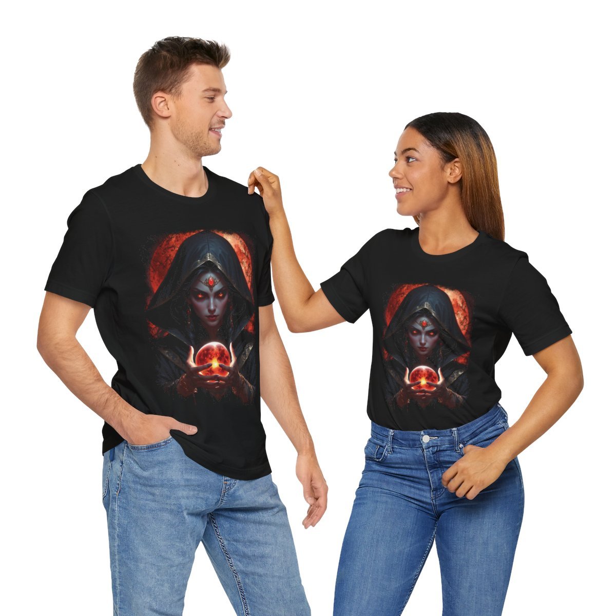 Akane's Fiery Gaze Unisex Jersey Short Sleeve Tee - Image 25