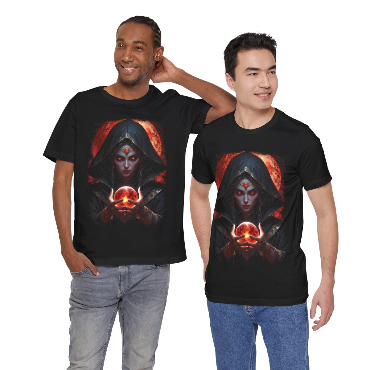 Akane's Fiery Gaze Unisex Jersey Short Sleeve Tee - Image 28