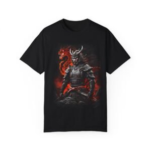 Demon Warrior Unisex Garment-Dyed T-shirt