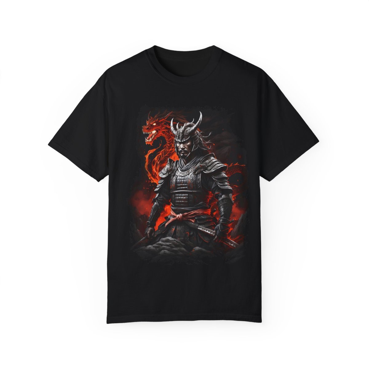 Demon Warrior Unisex Garment-Dyed T-shirt