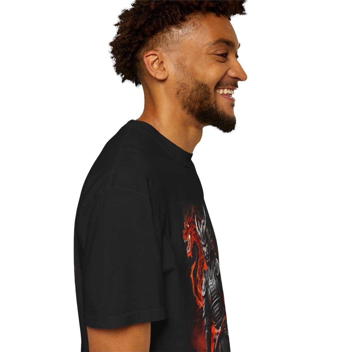 Demon Warrior Unisex Garment-Dyed T-shirt - Image 12