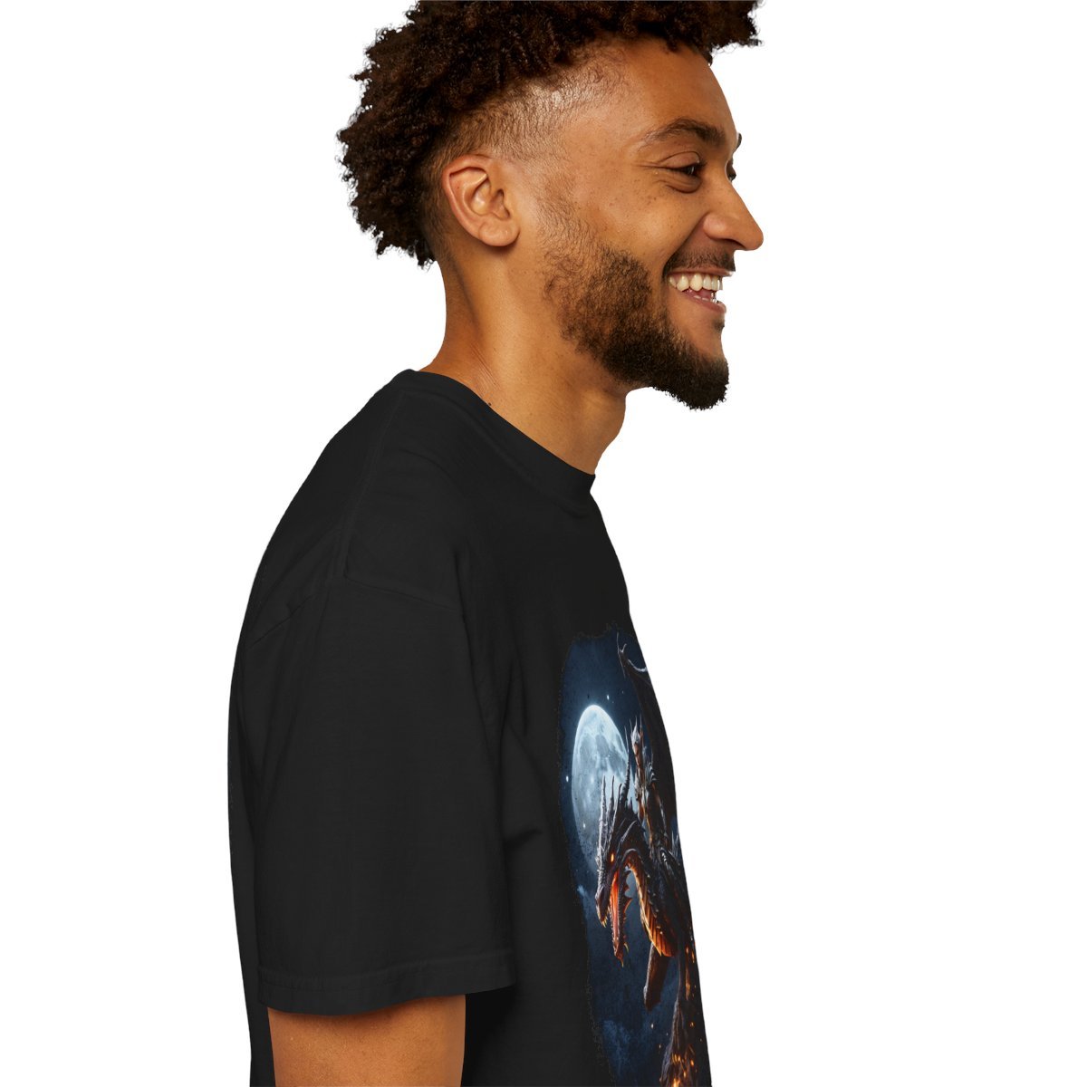 Elf Dragon Rider Unisex Garment-Dyed T-shirt - Image 12